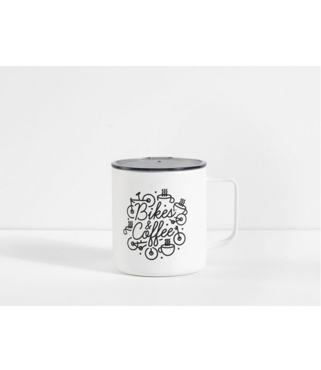 Tasse trek Coffe & Bikes Blanche