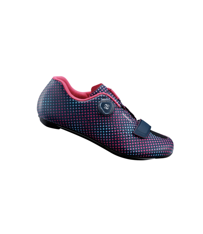 Chaussures Shimano SH-RP501 Femme Tacheté bleu / rose