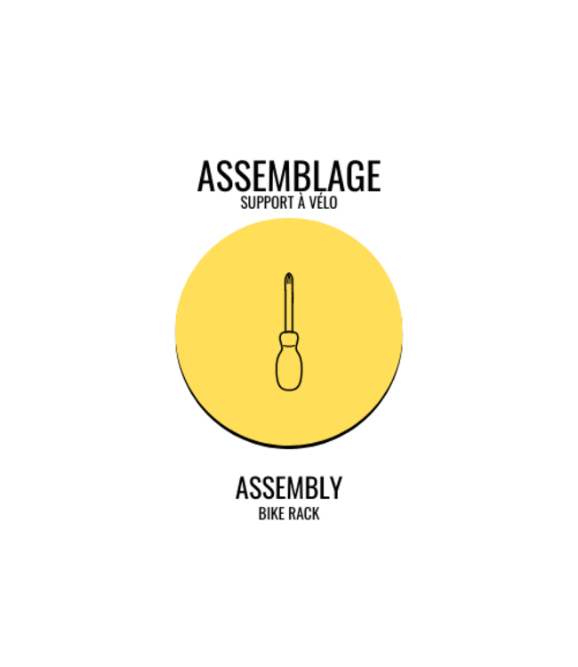 Assemblage Support à vélo