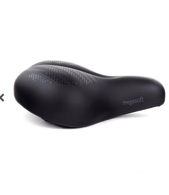 Selle Megasoft Super Cruiser 280mm x 260mm Noir