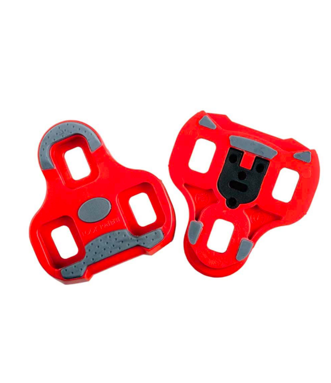 Cales Look Keo Grip Rouge 9degré