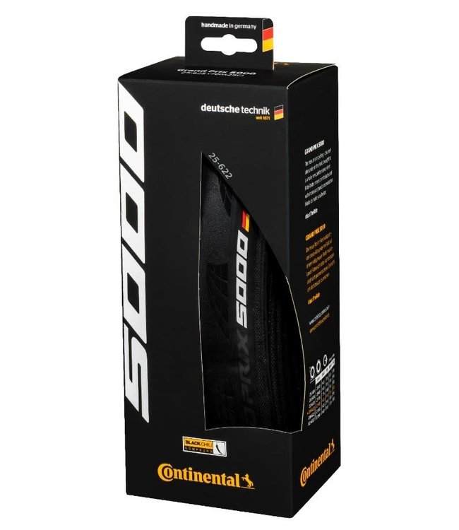 Grand Prix Tires Grand Prix 5000 700 X 25 Black-BW + Black Chili