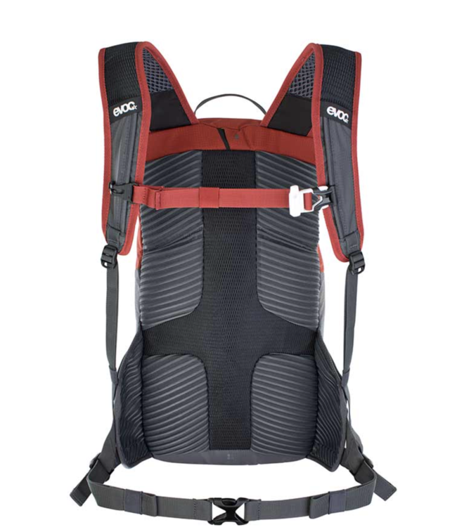 Sac d'hydratation EVOC Ride 12 Réservoir 2L Rouge Chili/Gris Carbone
