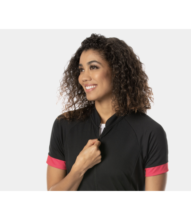 Maillot Bontrager Femme Solstice Noir/Rouge