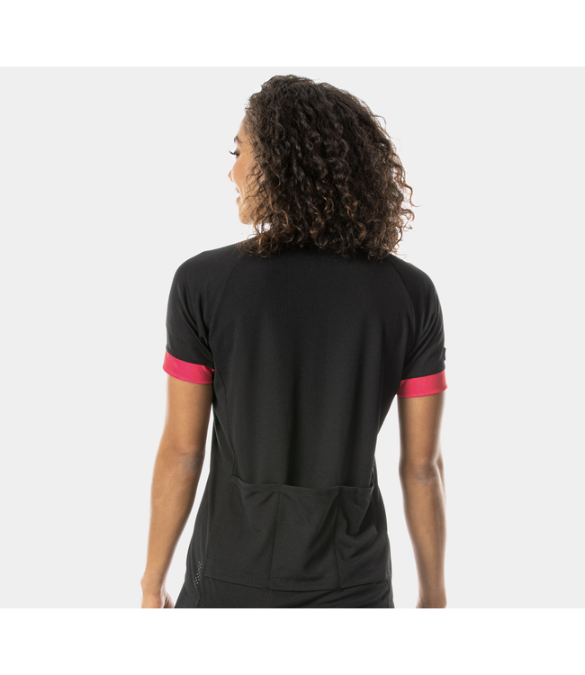 Maillot Bontrager Femme Solstice Noir/Rouge