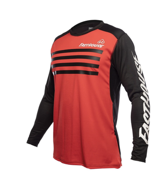 Fasthouse Maillot Fasthouse Alloy Stripe Rouge