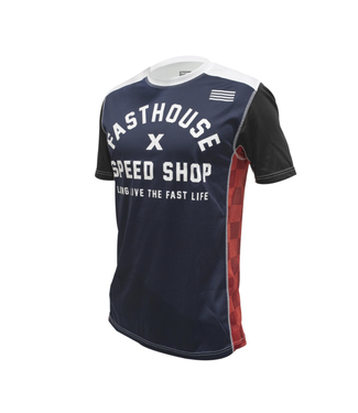 Fasthouse Maillot Fasthouse Classic Heritage Marine/Rouge