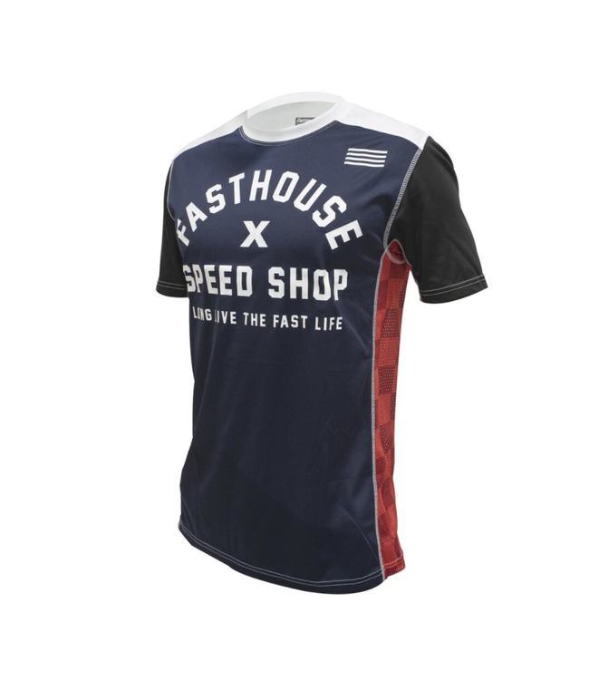 Maillot Fasthouse Classic Heritage Marine/Rouge