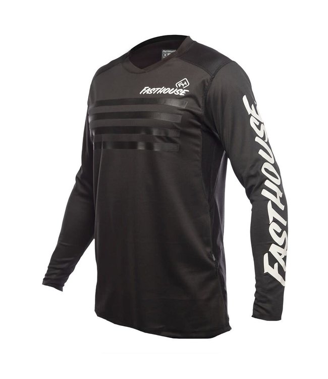 Maillot Fasthouse Alloy Stripe Jersey Noir