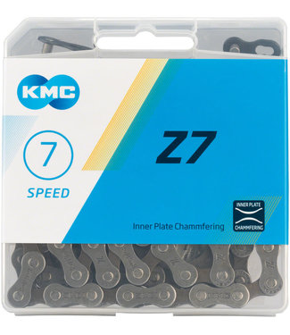 KMC Chaîne KMC 7 vitesses 116L Quick-Link ( Compatible 6-7-8vit.)