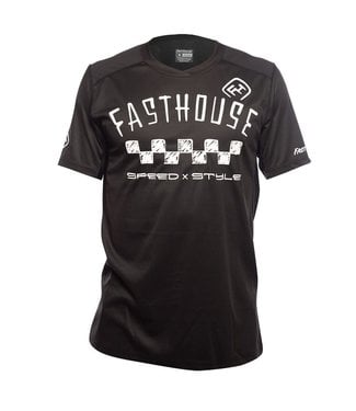 Fasthouse Maillot Fasthouse Alloy Nelson Stripe Jersey Noir
