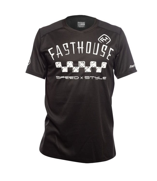 Fasthouse Maillot Fasthouse Alloy Nelson Stripe Noir
