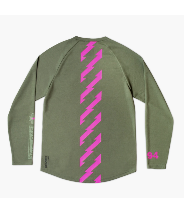 Jersey Muc-Off Riders Manches Longues Vert