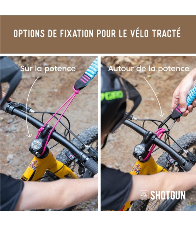Corde de remorquage Shotgun avec sac à la taille