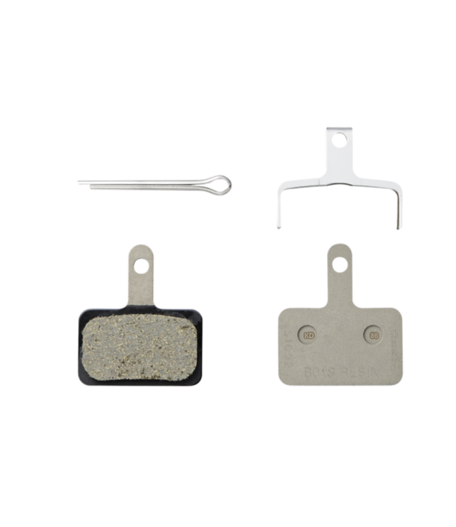 Plaquettes de freins a disques (Paire) Shimano B03S Type B Forme: Shimano B-Type Résine