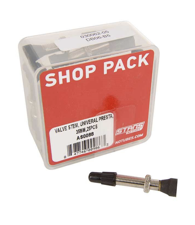 Valve Stan's No Tubes Presta 35mm Noir EN VRAC