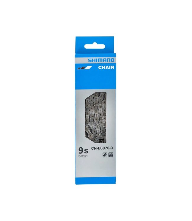 Chaîne Shimano CN-E6070 9 vitesses 138 Mailles EBIke