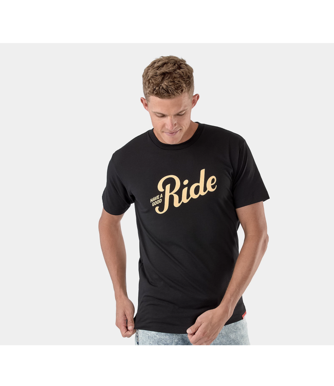 BONTRAGER T-Shirt Manches Courtes Trek Good Ride Noir