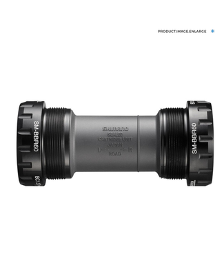 Shimano Jeu de PedalierThreaded Cups Shimano SM-BBR60 / Hollowtech II / 68mm  / 24mm Spindle