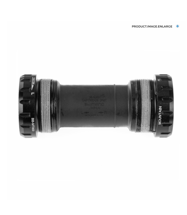 Jeu de Pedalier Threaded Cups Shimano BB-MT800 / Hollowtech II / 68/73mm / 24mm Spindle