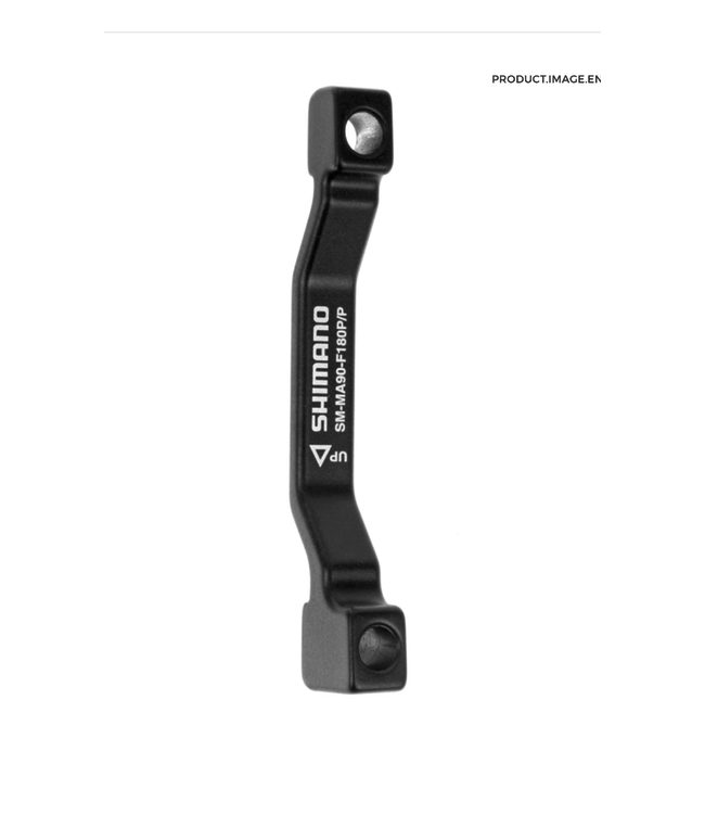 Adaptateur pour Freins à Disques Shimano Post Mount XTR SM-MA90-F180P/P Avant 180mm
