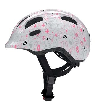 Casque Abus Smiley 2.1 Blanc Amour Lumière Intégré