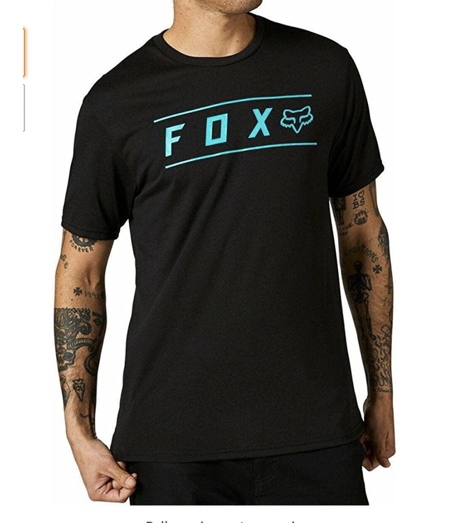 T-Shirt Fox Pinnacle Manches Courtes Tech Noir