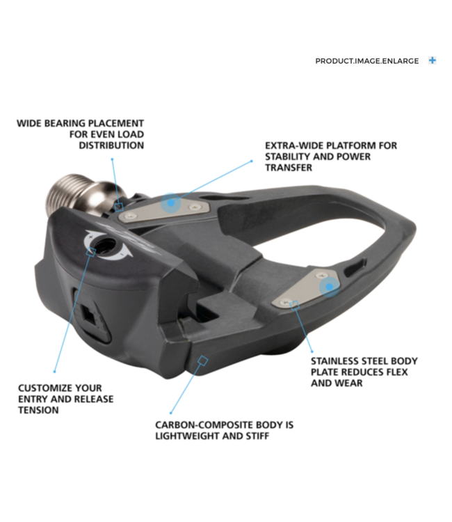 Pédales Shimano PD-R7000 105 Carbone SPD-SL