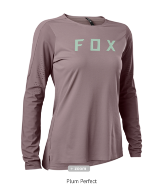 FOX ( HEAD ) Maillot Fox  Manches Longues Flexair Pro Femme Plum Perfect