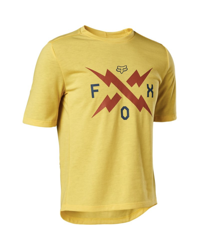 Maillot Fox Ranger Dri-Release Manches Courtes Pear Yellow Junior
