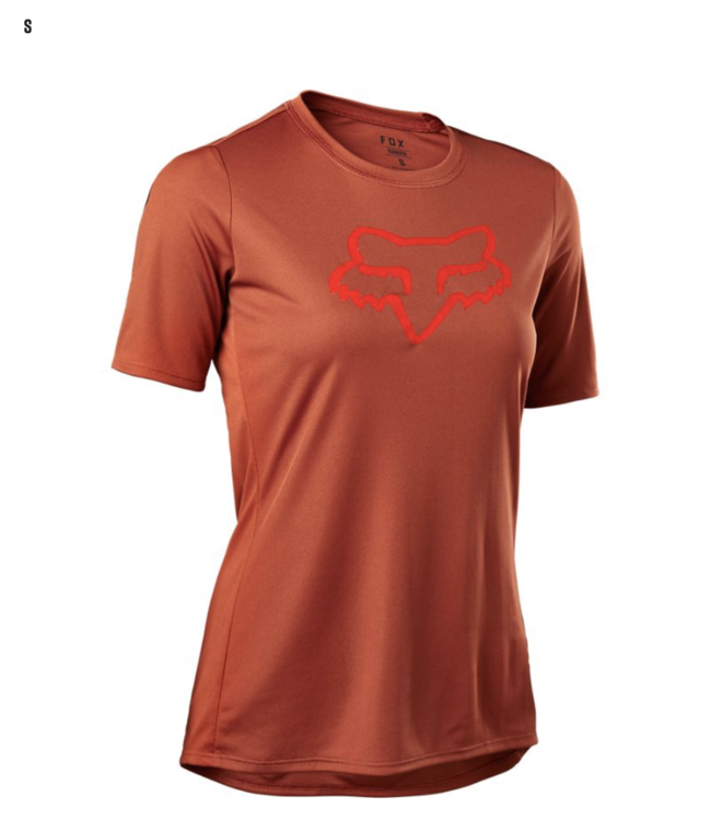 Maillot Fox Ranger Foxhead Manches Courtes Femme Red Clay