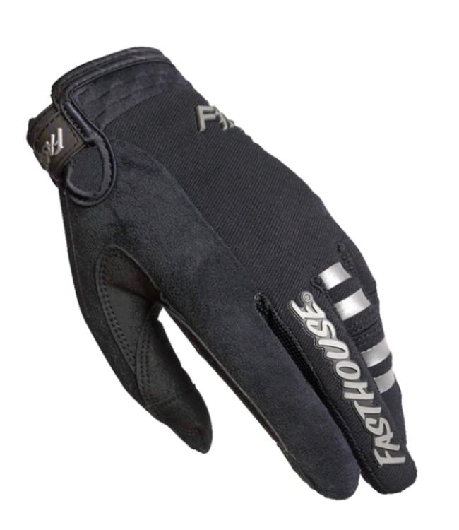 Gants Fasthouse SS Rigeline + Noir/Blanc Junior