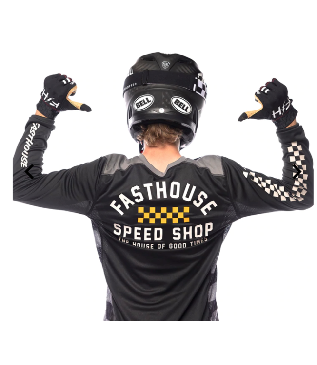 Maillot Fasthouse s Classic Outlander Manches Longues Noir