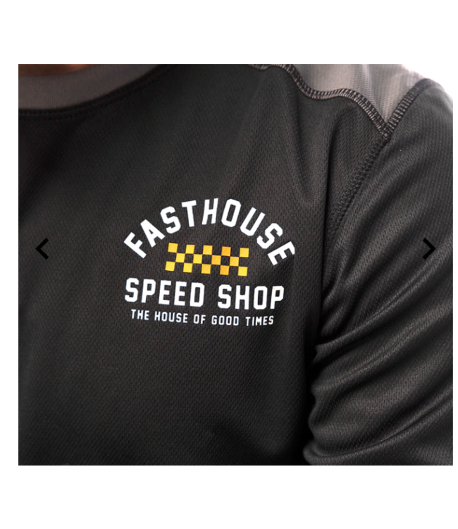 Maillot Fasthouse s Classic Outlander Manches Longues Noir