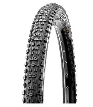 Maxxis Pneu Maxxis Aggressor 29''x2.50 Pliable Tubeless Ready Dual EXO Wide Trail 60TPI, Noir