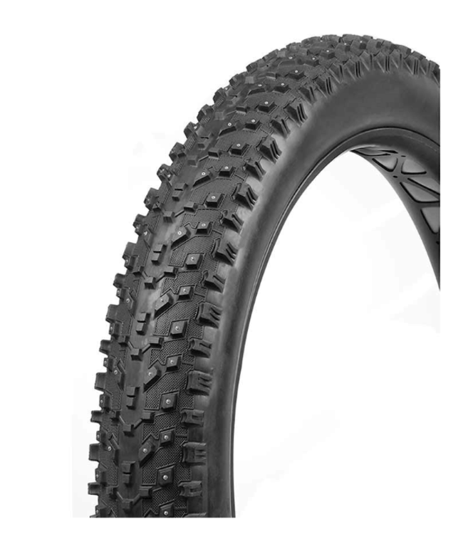 Pneu Vee Rubber Snow Avalanche Clouté 26''x4.80 Pliable Tubeless Ready Silica 120TPI, Noir