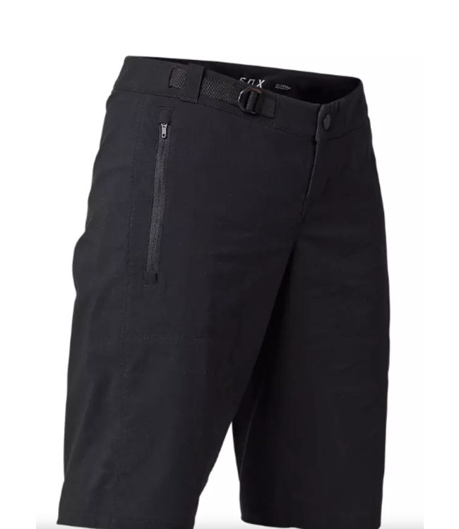 Short Fox Ranger avec Doublure Femme Noir