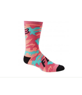FOX ( HEAD ) Chaussettes Fox Defend  8'' Pink