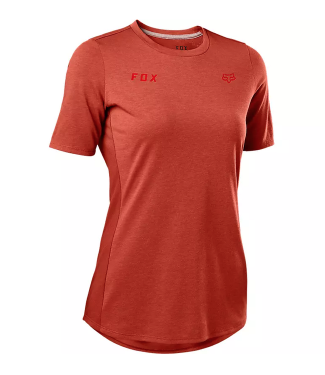 Maillot Fox Ranger Dri-Release Manches Courtes Double Femme Red Clay