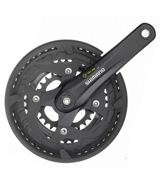 Shimano Pedalier Shimano, FC-T4010 9 Vitesses 175mm, 22/32/44T, w/ CG, BCD:64/104, Octalink, 68mm, 50mm, Noir