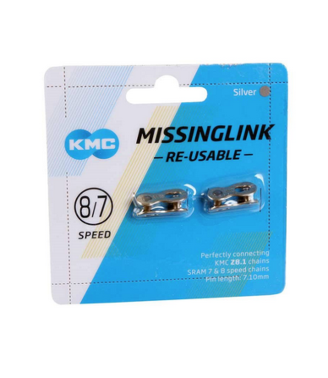 Maillon Connecteur KMC 6/7/8 vitesses (Paquet/2)