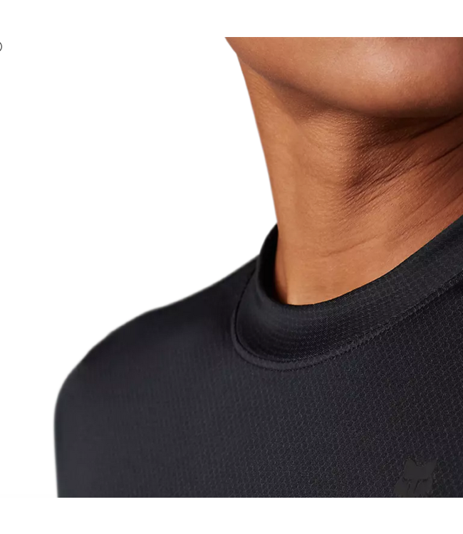 Sous-vêtement Fox Tecbase Fire ML Femme Noir