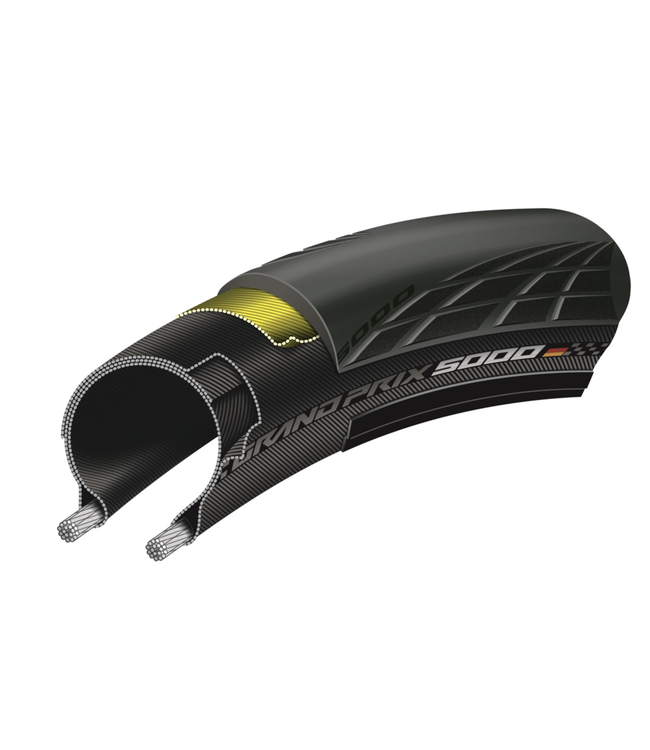 Pneu Continental Grand Prix 5000 Tubeless Black Chili