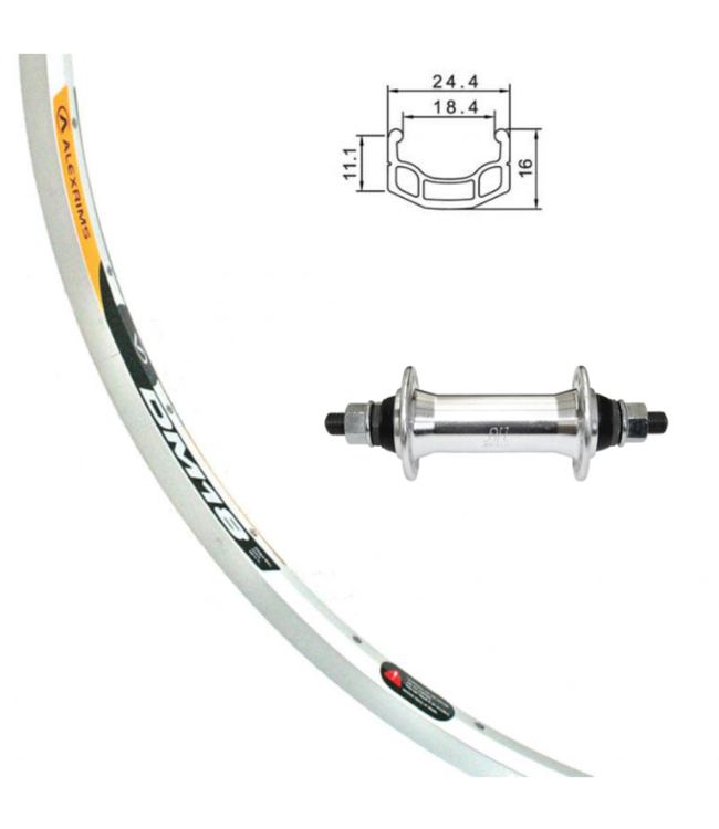 Roue 26" DM-18 Deore Jante / QR / Cassette 8-9 Vitesse / Arrière