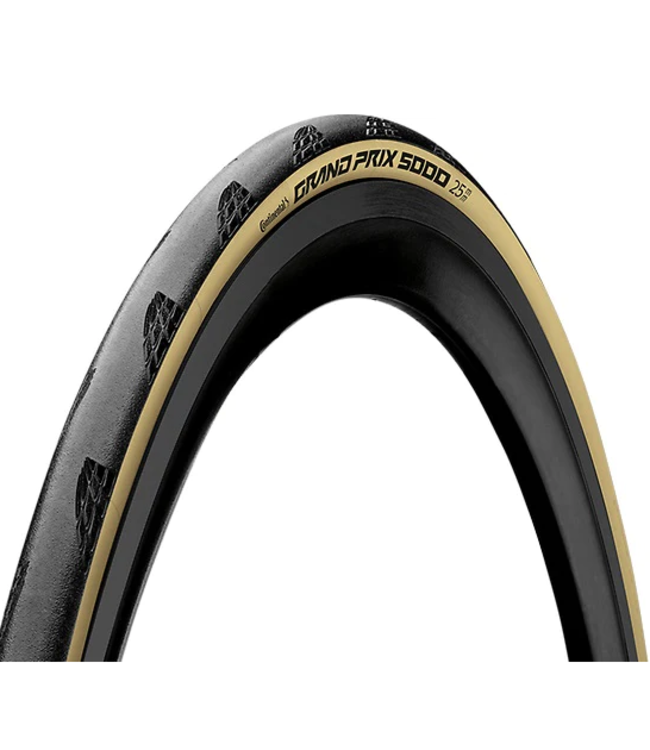 Pneu ContinentalGrand Prix 5000 Folding Black + Black Chili