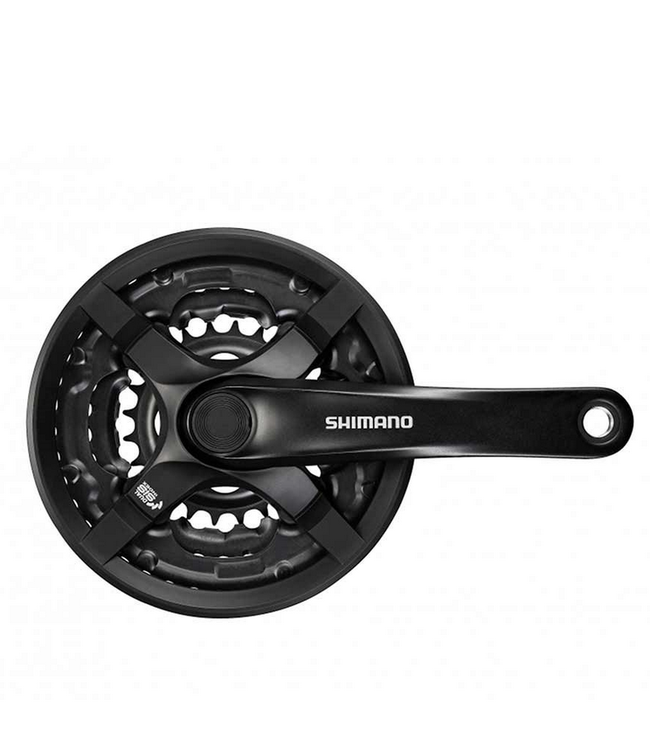 Pédalier Shimano FCTY501 6/7/8 vit 170mm 28/38/48D Noir