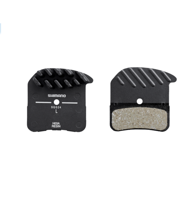 Plaquettes de Freins Shimano H03A Sans Aileron,Ressort et Goupilles