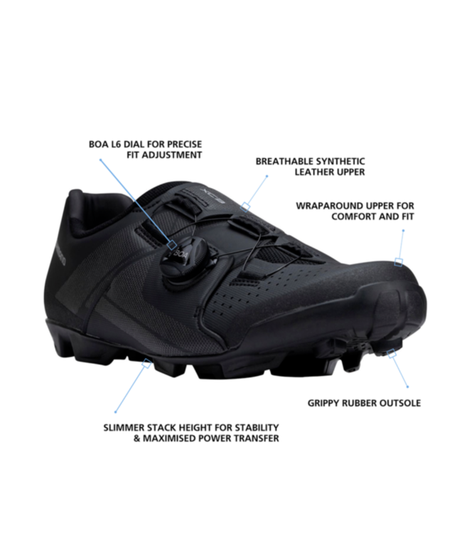 Chaussures Shimano SH-XC300 Noir WIDE