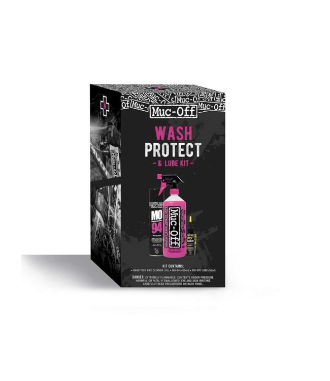 Kit d'Entretien Muc-Off Wash Protect & Lube Maintenance Kit - Dry Lube