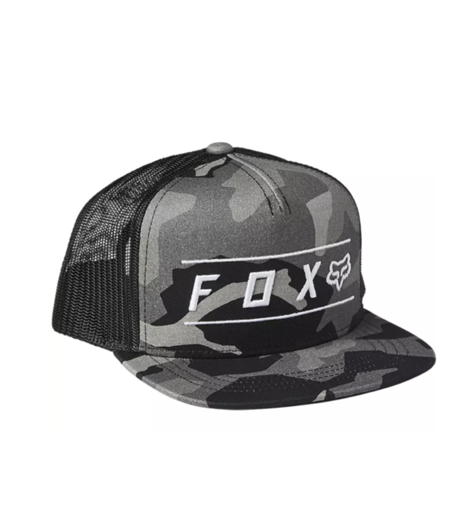 Casquette Fox Pinnacle en Mesh Ajustable Black Camo Junior